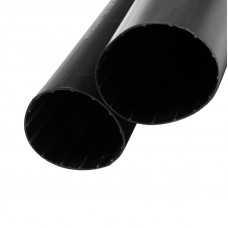 Трубка термоусаживаемая СТТК (6:1) клеевая 51,0/8,5мм, черная, упаковка 2 шт. по 1м REXANT