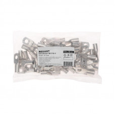 Наконечник медный луженый ТМЛ-Р 50–10 (50мм² - Ø10мм) (в упак. 50 шт.) REXANT