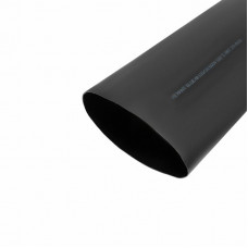 Трубка термоусаживаемая СТТК (6:1) клеевая 115,0/19,0мм, черная, упаковка 1 шт. по 1м REXANT