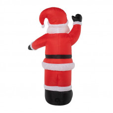 3D фигура надувная Дед Мороз приветствует, размер 240 см, внутренняя подсветка 5 LED, компрессор с адаптером 12В, IP 65 NEON-NIGHT