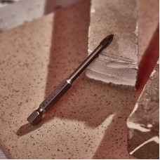 Сверло по стеклу и керамике  5 мм, 4 грани, шестигранный хвостовик Kranz