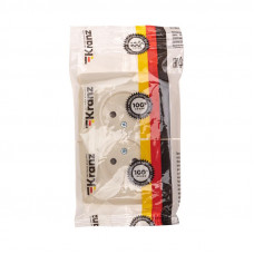 DEA Розетка 2-ая керамика б/з с/у 10А Беж KRANZ