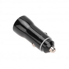 Автозарядка в прикуриватель АЗУ USB-A (QC 3.0)+USB-C (PD), 38Вт черная REXANT