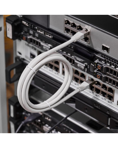 Шнур коммутационный, патч-корд F/UTP RJ45-RJ45, CAT 6, LSZH серый, 1,5м REXANT