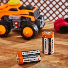 Батарейка солевая D/R20, 1,5В, 2 шт, термопленка PROconnect