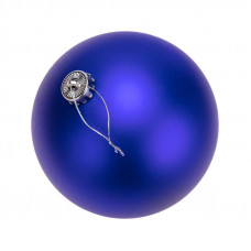Елочная фигура Шар, 15 см, цвет синий матовый