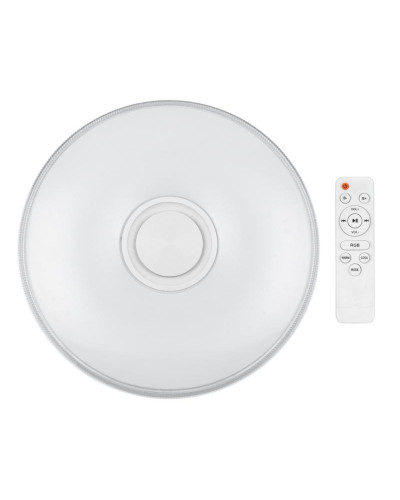 Светильник настенно-потолочный REXANT Fobos Melody 2700-6500 K RGB Bluetooth Sound с пультом и APP LED
