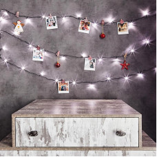 Гирлянда Твинкл Лайт 6 м, темно-зеленый ПВХ, 40 LED, цвет белый