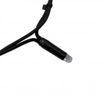 Гирлянда Светодиодный Дождь 2х6м, постоянное свечение, черный провод КАУЧУК, 230 В, диоды БЕЛЫЕ (шнур питания в комплекте)