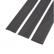 Трубка термоусаживаемая ТУТ нг 50,0/25,0мм, черная, упаковка 10 шт. по 1м REXANT