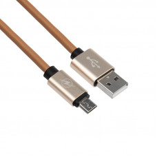Кабель USB-A – Lightning для Apple, 1А, 1м, в розовой нейлоновой оплетке, плоский, светящиеся разъемы REXANT