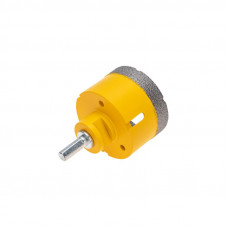 Коронка алмазная профессиональная по керамограниту и железобетону М14, вакуумное спекание, 68мм, для УШМ KRANZ