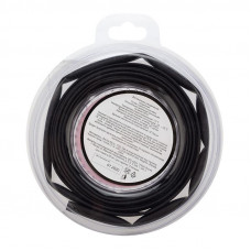 Трубка термоусаживаемая ТУТ нг 6,0/3,0мм, черная, ролик 2,44м REXANT