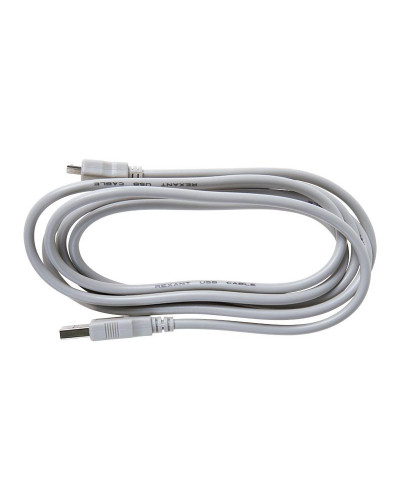 Кабель шт. USB-A – гн. USB-A, 2,4А, 1,8м, ПВХ, серый REXANT