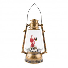 Декоративный LED-фонарь с эффектом снегопада и подсветкой Санта-Клаус USB, теплое белое свечение NEON-NIGHT