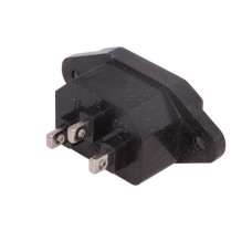 Сетевое гнездо на корпус (1 шт. ) (пакет БОПП) REXANT