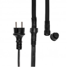 Гирлянда Belt-Light 2 жилы, 100м, шаг 40см, 225 патронов E27, IP65, черный провод NEON-NIGHT