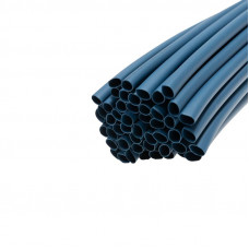 Трубка термоусаживаемая ТУТ нг 6,0/3,0мм, синяя, упаковка 50 шт. по 1м REXANT