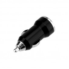 Зарядное устройство в прикуриватель REXANT 2 x USB, 1000+2100mA, черное