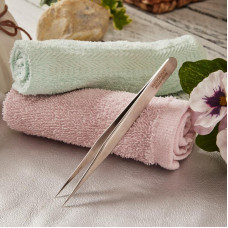 Пинцет прямой с острыми кончиками 125мм (блистер) REXANT