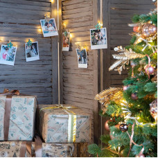 Деревянные прищепки Звездочки 16x4,5x1,3 cм, бирюзовые 6 шт, NEON-NIGHT