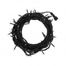 Гирлянда Нить управляемая 10м 100 LED МУЛЬТИКОЛОР (RGYB) черный ПВХ IP65 свечение с динамикой 230В нужен контроллер 217-204 NEON-NIGHT