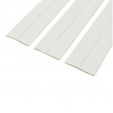 Трубка термоусаживаемая ТУТ нг 50,0/25,0мм, белая, упаковка 10 шт. по 1м REXANT