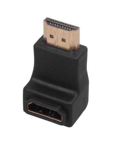 Переходник штекер HDMI - гнездо HDMI, угловой REXANT