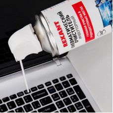 Пневматический очиститель (Сжатый воздух) DUST OFF, 520мл (230мл), аэрозоль, инверторный REXANT