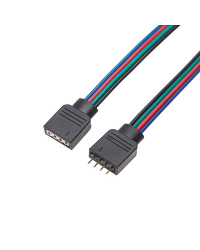 Коннектор с джеком для подключения к контроллеру светодиодной ленты RGB COB 10мм REXANT