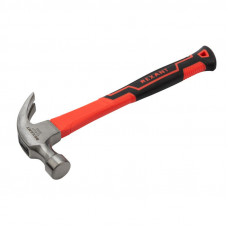 Молоток-гвоздодер 450г фибергласовая рукоятка REXANT