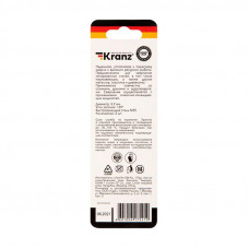 Сверло по металлу 3,2х65х36мм «Кобальт» (сталь HSS-Co 5% M35 P6M5K5) DIN 338, 2 шт. в блистере KRANZ