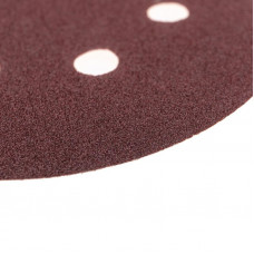 Диск абразивный на ворсовой основе, на липучке, перфорированный, P100, 125мм, 10 шт. KRANZ