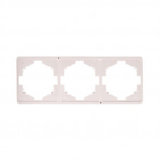 Рамка ROUND 3-постовая перламутр KRANZ