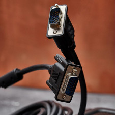 Шнур VGA - VGA с ферритами, 3м, черный PROconnect