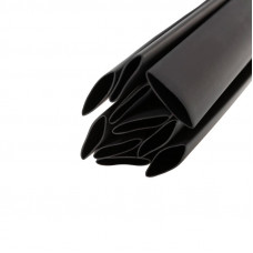 Трубка термоусаживаемая СТТК (3:1) двустенная клеевая 18,0/6,0мм, черная, упаковка 10 шт. по 1м REXANT