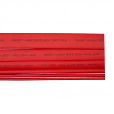 Трубка термоусаживаемая СТТК (3:1) двустенная клеевая 9,0/3,0мм, красная, упаковка 10 шт. по 1м REXANT