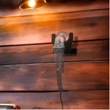 Держатель для угловых шлифмашинок до 125мм, настенный, черный REXANT