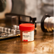 Флюс для пайки, паста TR-RM KELLER, 20мл, банка, блистер REXANT