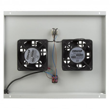 Модуль вентиляторный потолочный с 2-мя вентиляторами, без термостата, для шкафов серии Standart с глубиной 600мм REXANT