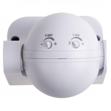 Датчик движения настенный ДДС 02, 180°, 1200 Вт, 3-2000 Лк, 12 м, 10-420 сек. IP44 REXANT