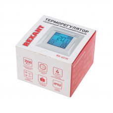 Терморегулятор цифровой RX-421H сенсорный, программируемый, совместим с Legrand серии Valena, бежевый REXANT