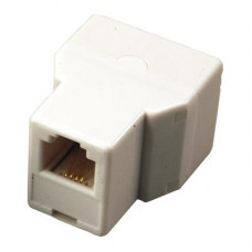 Двойник телефонный UTP, RJ-14 (6P4C) (гнездо - 2 гнезда) REXANT