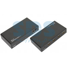 Переключатель HDMI 3 х 1, металл  REXANT