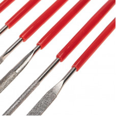 Набор надфилей алмазных 140х70х3мм, 10 шт. KRANZ