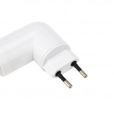 Переходник-светильник для крепления в штепсельной сетевой розетке переходник цокольный AC 220В-Е14 с выключателем REXANT