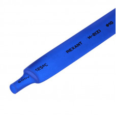 Трубка термоусаживаемая ТУТ нг 10,0/5,0мм, синяя, упаковка 50 шт. по 1м REXANT