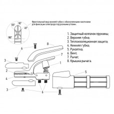 Держатель электрода REXANT 300 А American type