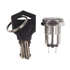 Выключатель ключ Ø12 250V 0.5А (2с) ON-OFF (K12-01)  REXANT