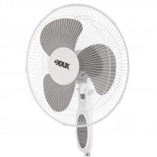 Вентилятор напольный DUX DX-1601R с пультом и таймером, 40 Вт, 220V, цвет белый/серый